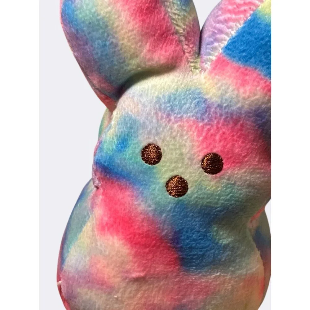 Peeps Tie-Dye Bunny Plush 5 inch Stuffed Animal Toy Multicolor - Picture 2 of 9